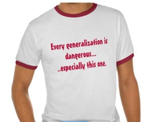 Generalisation T-shirt